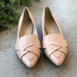 cole haan camila leather skimmer flat